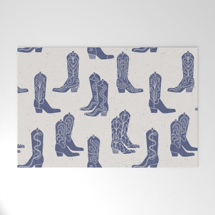 Cowboy Boots Welcome Mat Gallery Image 1