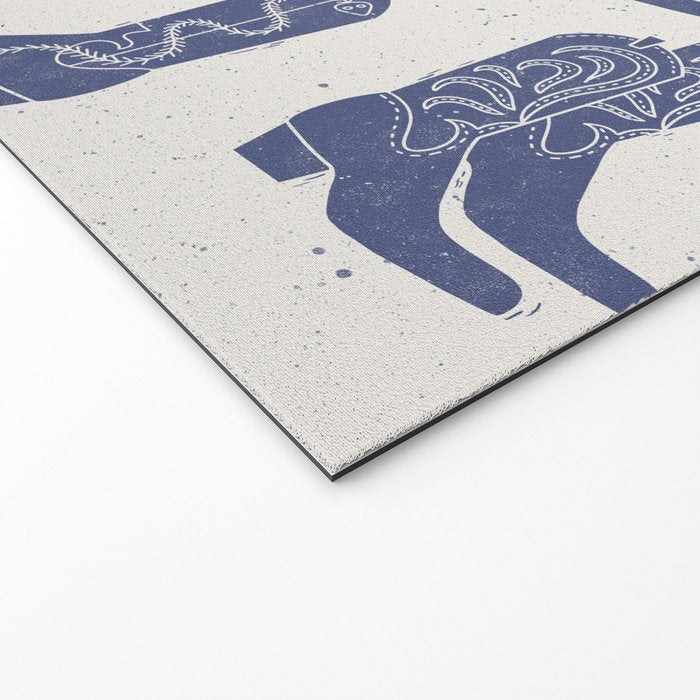 Cowboy Boots Welcome Mat Gallery Image 2