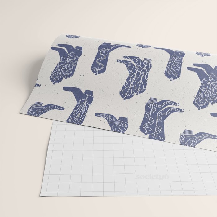 Cowboy Boots Wrapping Paper Gallery Image 2