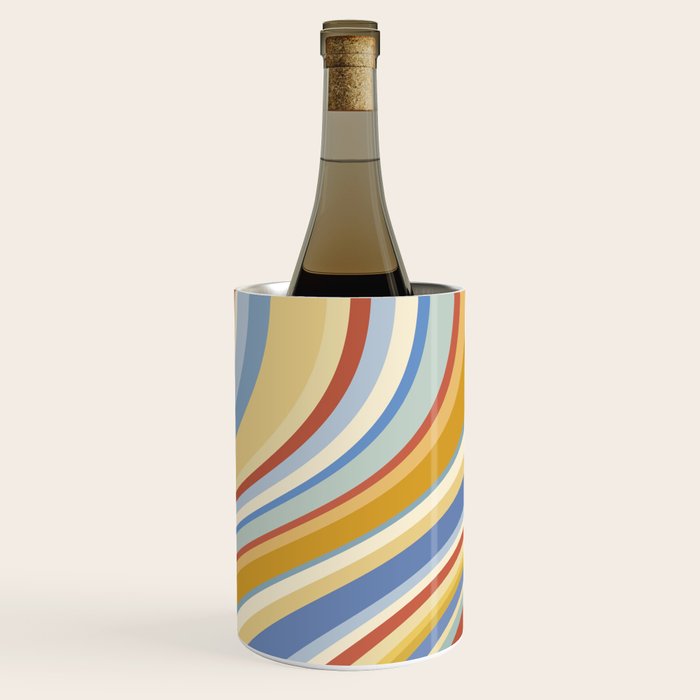 Wavy Stripes VIII - 70s Summer Wine Chiller Gallery Image 1