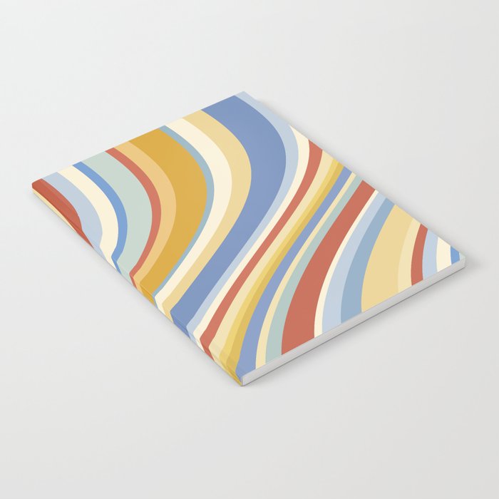Wavy Stripes VIII - 70s Summer Notebook Gallery Image 2