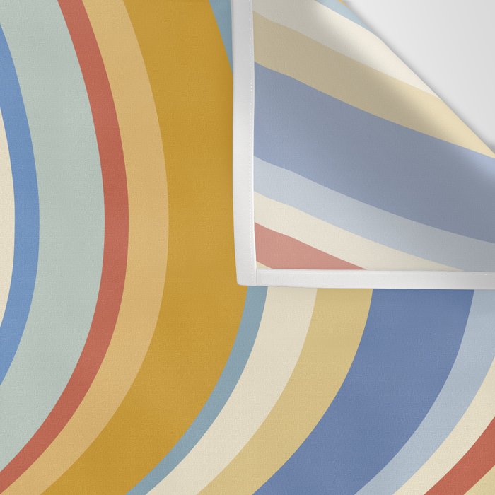 Wavy Stripes VIII - 70s Summer Wall Tapestry Gallery Image 3