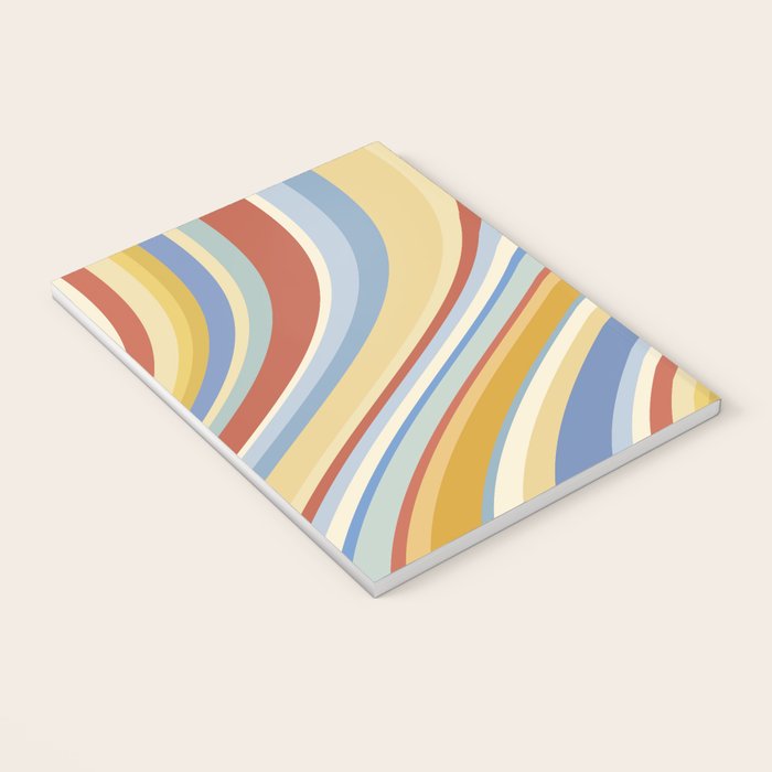 Wavy Stripes VIII - 70s Summer Notebook Gallery Image 3