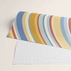 Wavy Stripes VIII - 70s Summer Wrapping Paper Gallery Image 2