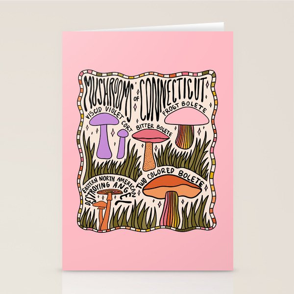 Mushrooms of Connecticut Stationery Card Gallery Image 1