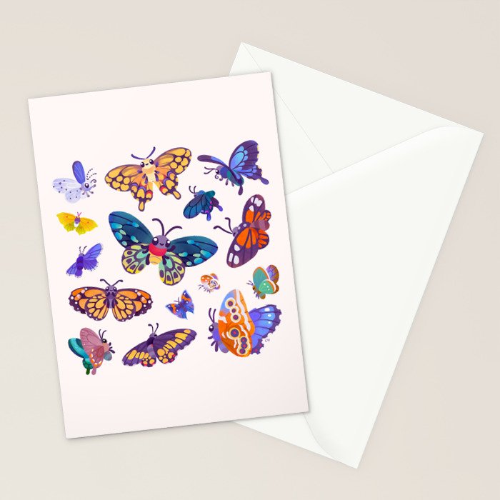 Butterflies Day - bright Stationery Card Gallery Image 2
