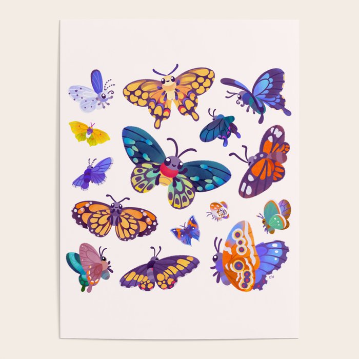 Butterflies Day - bright Poster Gallery Image 4
