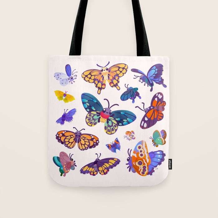 Butterflies Day - bright Tote Bag Gallery Image 1