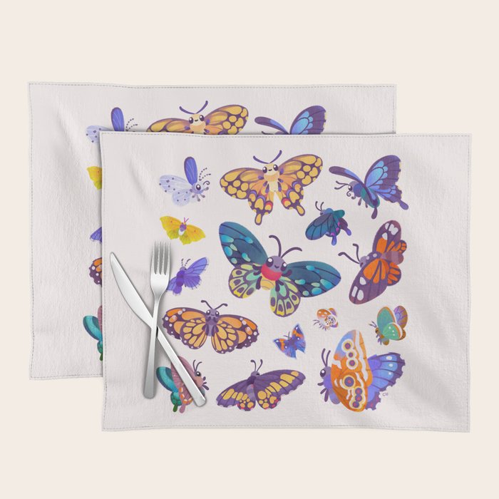 Butterflies Day - bright Placemat Gallery Image 1