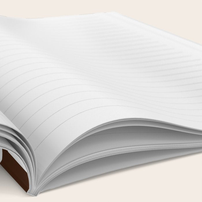 Dark Brown and White Greek Key Pattern Notebook Gallery Image 2