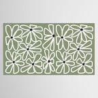 Daisy chain - sage Tablecloth Gallery Image 2