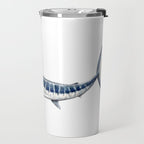 Blue Marlin (Makaira nigricans) Travel Mug Gallery Image 2