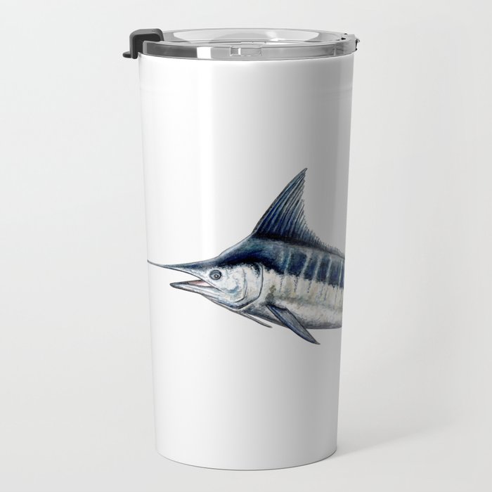 Blue Marlin (Makaira nigricans) Travel Mug Gallery Image 3