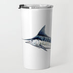 Blue Marlin (Makaira nigricans) Travel Mug Gallery Image 3