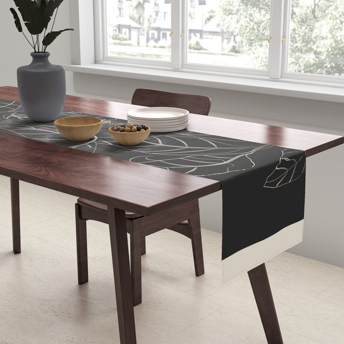 Lemons - Line Art 1 Table Runner Gallery Image 2