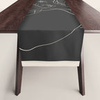 Lemons - Line Art 1 Table Runner Gallery Image 1