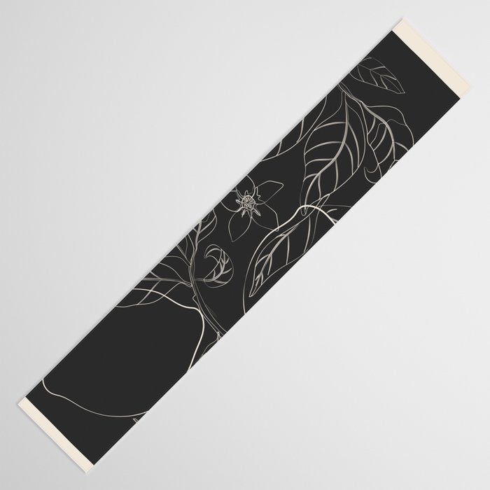 Lemons - Line Art 1 Table Runner Gallery Image 3