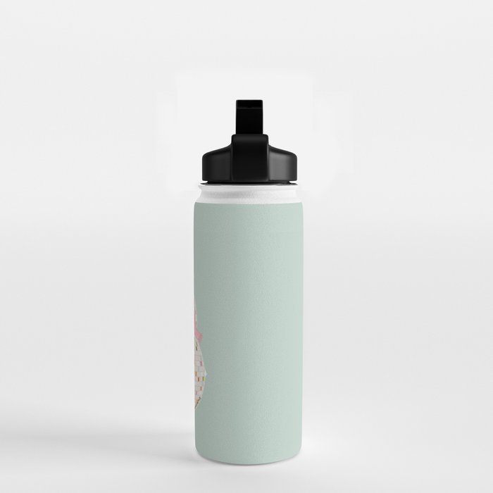 Disco Ball Snowman Water Bottle Gallery Image 2