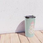 Disco Ball Snowman Travel Mug Gallery Image 4