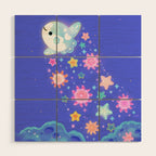 Sun and star Wood Wall Art Gallery Image 1