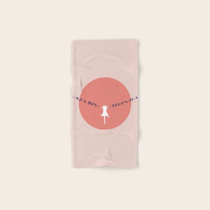 Cat Landscape 40 Bath Towel Gallery Image 1