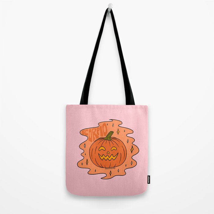 Scorpio Jack O Lantern Tote Bag Gallery Image 2
