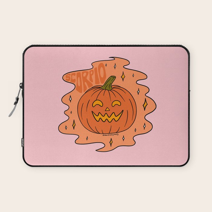 Scorpio Jack O Lantern Laptop Sleeve Gallery Image 1