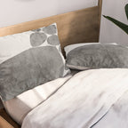 Balancing / Gray on White Pillow Sham Gallery Image 2