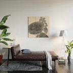Balancing / Gray on White Wood Wall Art Gallery Image 2