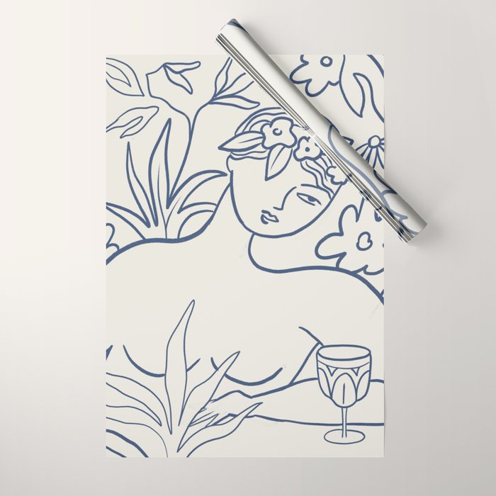 Time for some Wine Wrapping Paper Gallery Image 1