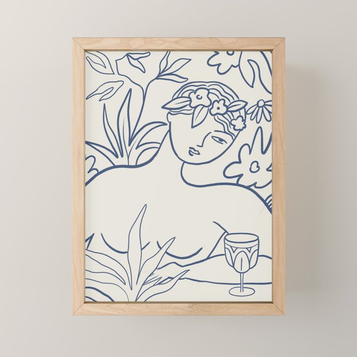 Time for some Wine Mini Art Print Gallery Image 1