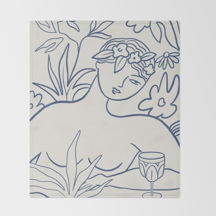 Time for some Wine Throw Blanket Gallery Image 2