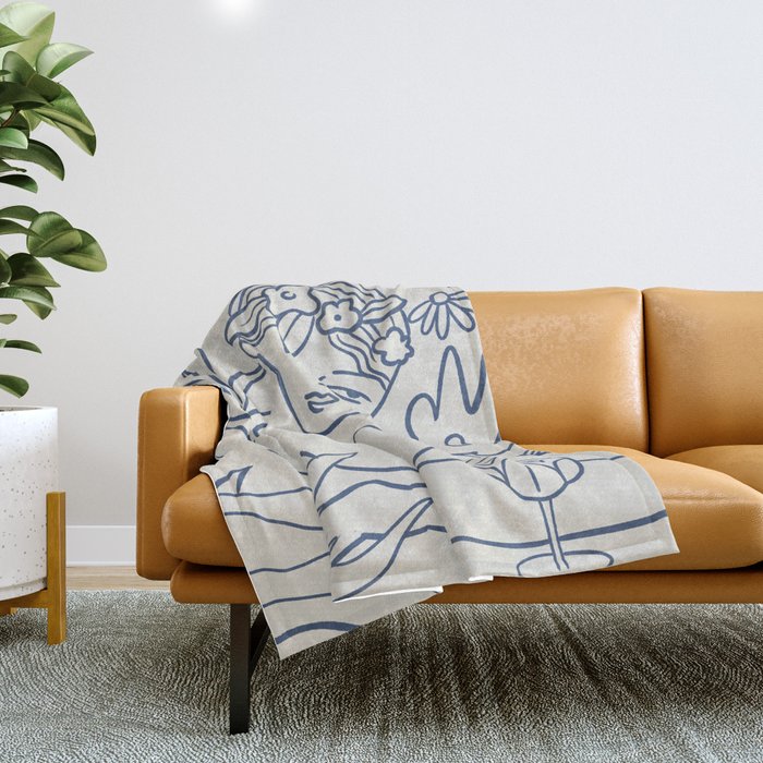 Time for some Wine Throw Blanket Gallery Image 1