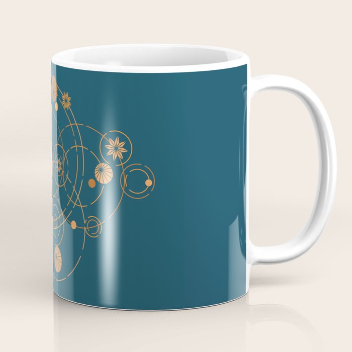 Lotus pool geometry Coffee Mug Gallery Image 1