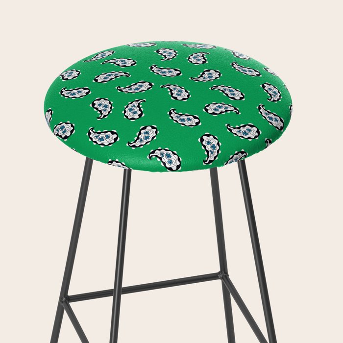 Leafy Whirls 1 Stool Gallery Image 2