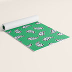 Leafy Whirls 1 Yoga Mat Gallery Image 2