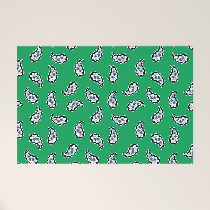 Leafy Whirls 1 Welcome Mat Gallery Image 1