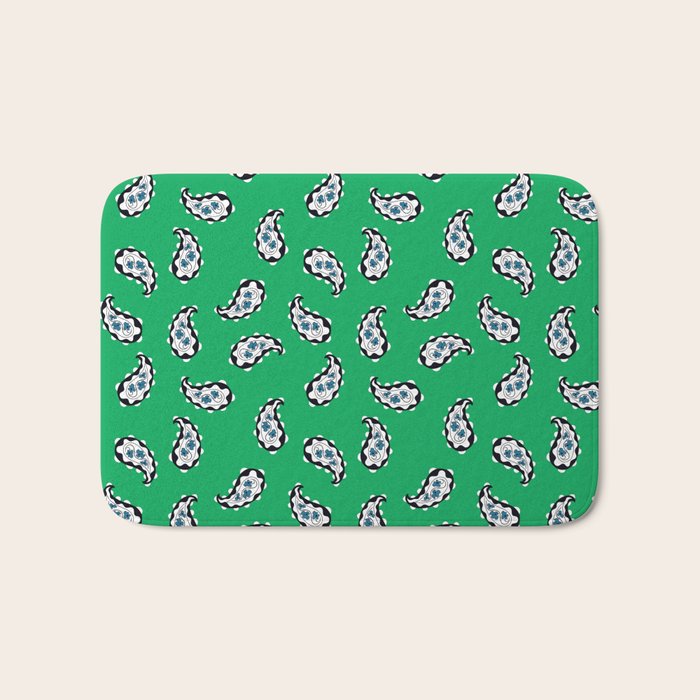 Leafy Whirls 1 Bath Mat Gallery Image 1