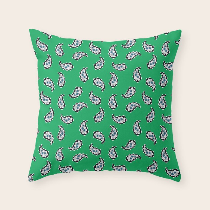 Leafy Whirls 1 Throw Pillow Gallery Image 6