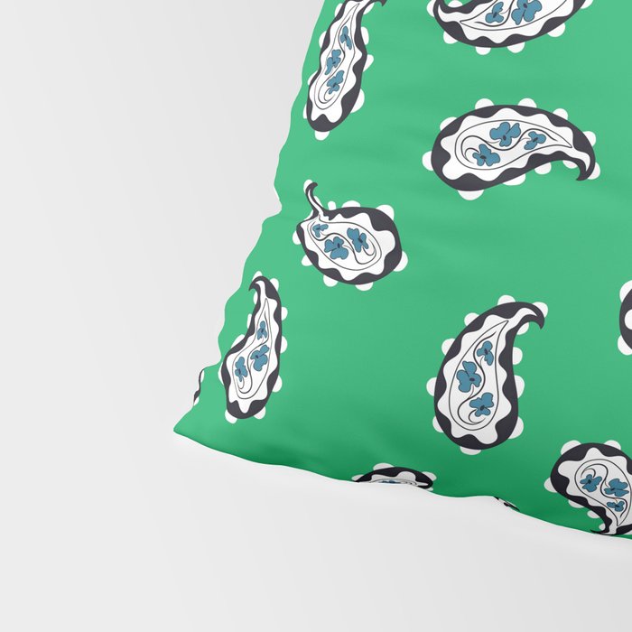 Leafy Whirls 1 Pillow Sham Gallery Image 4