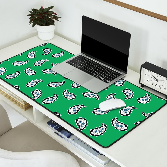 Leafy Whirls 1 Desk Mat Gallery Image 2