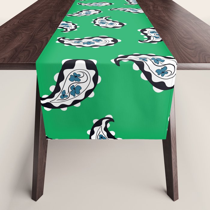 Leafy Whirls 1 Table Runner Gallery Image 1