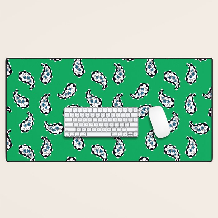 Leafy Whirls 1 Desk Mat Gallery Image 1
