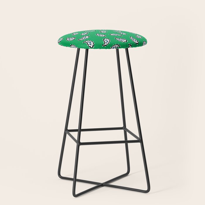 Leafy Whirls 1 Stool Gallery Image 1
