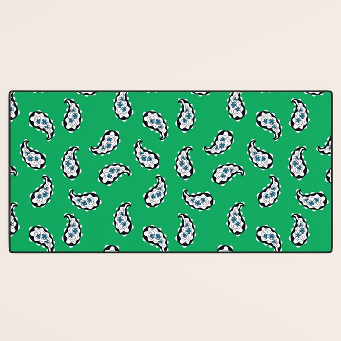 Leafy Whirls 1 Desk Mat Gallery Image 3