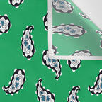 Leafy Whirls 1 Wall Tapestry Gallery Image 3