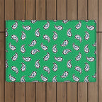 Leafy Whirls 1 Outdoor Rug Gallery Image 1