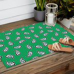 Leafy Whirls 1 Outdoor Rug Gallery Image 2
