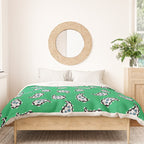 Leafy Whirls 1 Duvet Cover Gallery Image 3