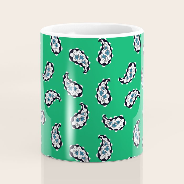 Leafy Whirls 1 Coffee Mug Gallery Image 4